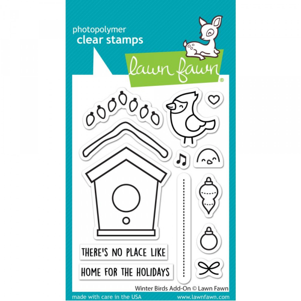 Lawn Fawn Clear Stamps - Winter Birds Add On