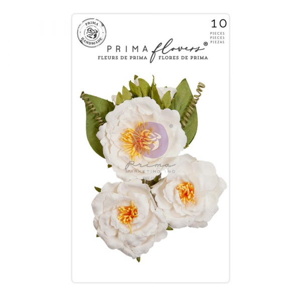 Prima Marketing Mulberry Paper Flowers - Full Bloom/Spring Abstract 10 Stk.