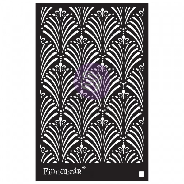 Prima Marketing Finnabair - Stencil - Art Deco Wall