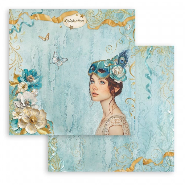 Stamperia - Romantic Collection - Masquerade 12"x12"