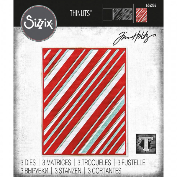 Sizzix Tim Holtz Thinlits - Layered Stripes