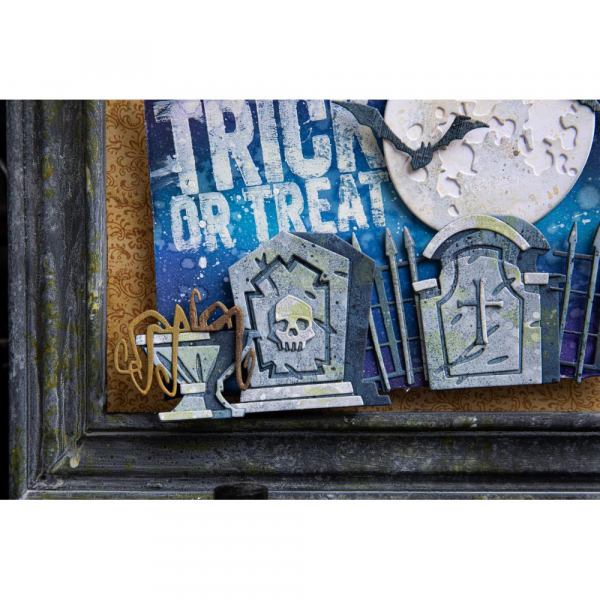 Sizzix Tim Holtz Thinlits - Graveyard Colorize