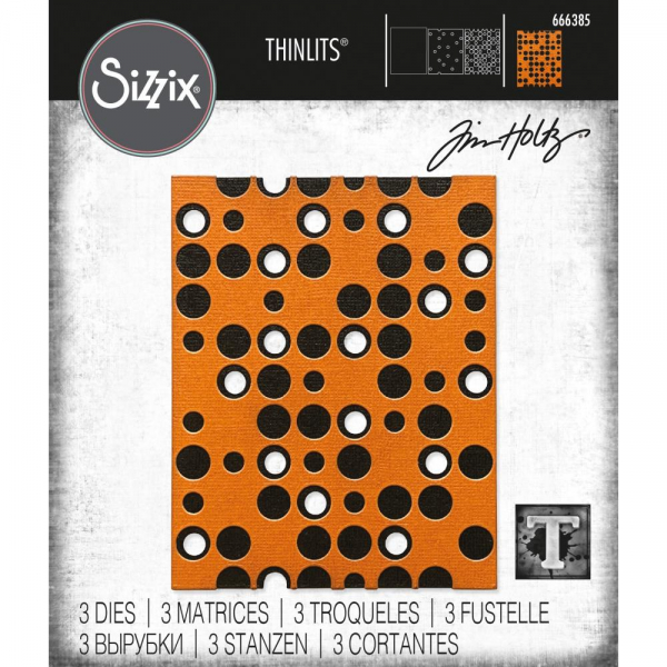 Sizzix Tim Holtz Thinlits - Layered Dots