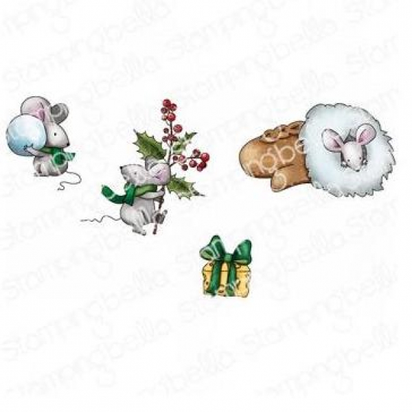 Stampingbella - Winter Woodland Mice Set