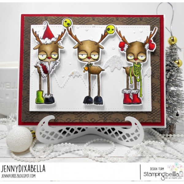 Stamping Bella - Oddball Reindeer Set