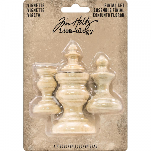 Tim Holtz idea-ology - Finial Set (Schachfiguren)