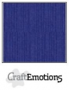 Craft Emotions Leinenkarton - Saphirblau