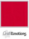 Craft Emotions Leinenkarton - Scharlach