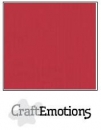 Craft Emotions Leinenkarton - Kirschrot