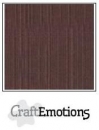 Craft Emotions Leinenkarton - Kaffee