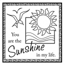 Inkadinkado Mini Clearstamp -Sunshine in my life mini