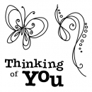 Inkadinkado Mini Clearstamp - Thinking of you mini