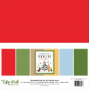 Echo Park - Coordinating Solid Paper Pack - 12" x 12" - Winnie The Pooh Christmas 