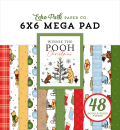 Echo Park Paper Pack - Winnie the Pooh Christmas - 6" x 6" Mega Pad