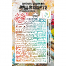 AALL & CREATE Clear Stamps - Bucket List #1017