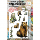 AALL & CREATE Clear Stamps - Grizzly Heights #1097