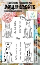 AALL & CREATE Clear Stamps - Tall Cats #465