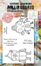 AALL & CREATE Clear Stamps - Tin Man & Monkey #503