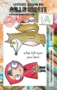 AALL & CREATE Clear Stamps - Red & Wolf #639 