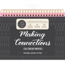 Kelly Creates Brush Lettering - Make Connetions - Calendar Words (Small Pen)