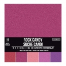 Colorbök Glitter Paper Pad - Rock Candy - 12 x 12