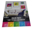 Colorbök Double-Sided Cardstock Pad - Color Party - 8.5" x 11"