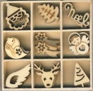 %Artemio Wood Embellishments - Weihnachtlich 4%