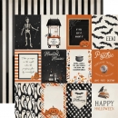 Carta Bella Halloween Market - 3x4 Journaling Cards 12" x 12" 