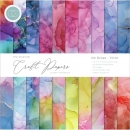 The essential Craft Papers Paper Pad - Ink Drops - Vivid 12 x 12