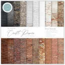 The essential Craft Papers Paper Pad - Brick Textures - 6 x 6