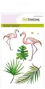 Craft Emotions Clear Stamps - Flamingo