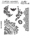 Tim Holtz Stempelset - Floraltattoo