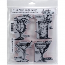 Tim Holtz Stempelset - Cocktails Blueprint