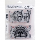 Tim Holtz Stempelset - Inventor 1