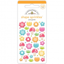 Doodlbug Shape Sprinkles (Epoxy Sticker) - spring garden