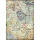 Stamperia Reis Papier - Maps A4