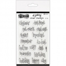 Dylusions Dyalog Clear Stamps - Whatever