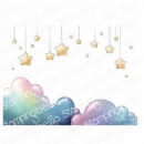 Stamping Bella - Backdrops - Stars and Clouds Backdrop