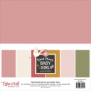 Echo Park - Coordinating Solid Paper Pack - 12" x 12" - Special Delivery Baby Girl