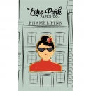 Echo Park Enamel Pinn - Flora Girl