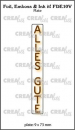 Crealies Hotfoil Stamps - Alles Gute