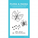 FLORA & FAUNA Clear Stamps - Mini You Give Me Butterflies