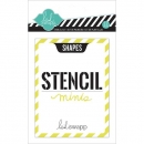 %Heidi Swapp Mini Stencil Kit - Gelb%