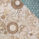 Kaisercraft - Factory 42 Collection - Gears & Cogs 12"