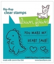Lawn Fawn Clear Stamps - RAWR -Flop