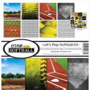 Reminisce - Collection Kit - 12" x 12" - Let's Play Softball