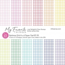 MFT Design Papier 6" x 6" - Rainbow Grid *Limitiert*