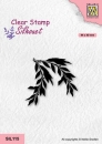 Nellie`s Choice Silhouette Clear Stamps - Willow Branch