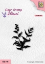 Nellie`s Choice Silhouette Clear Stamps - Fern Branch