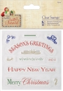 Papermania Clear Stamp - Letter to Santa - Greetings